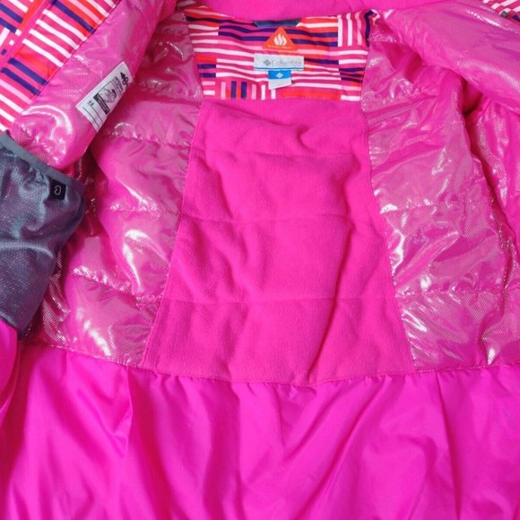 Columbia Puffer Jacket Omni Heat Thermal Insulated Nordic Jump  Girl's XL 18/20 - Picture 6 of 7